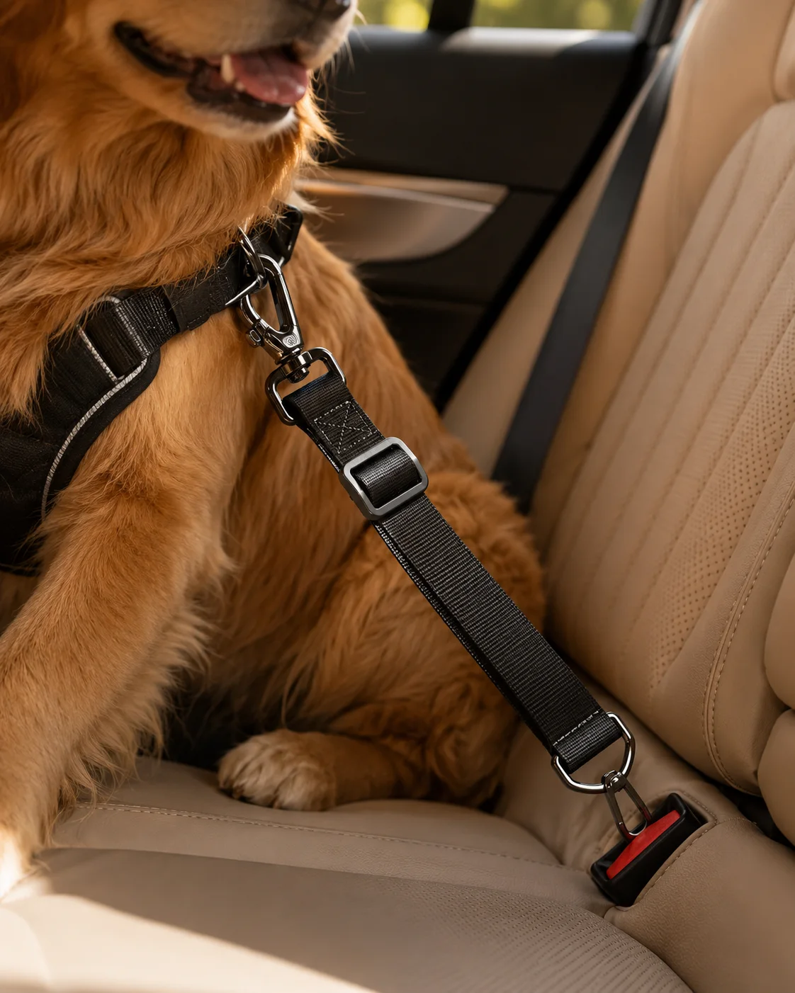 PawTrip Adjustable Dog Car Seat Belt Tether Travel Kits - PawTrip SA