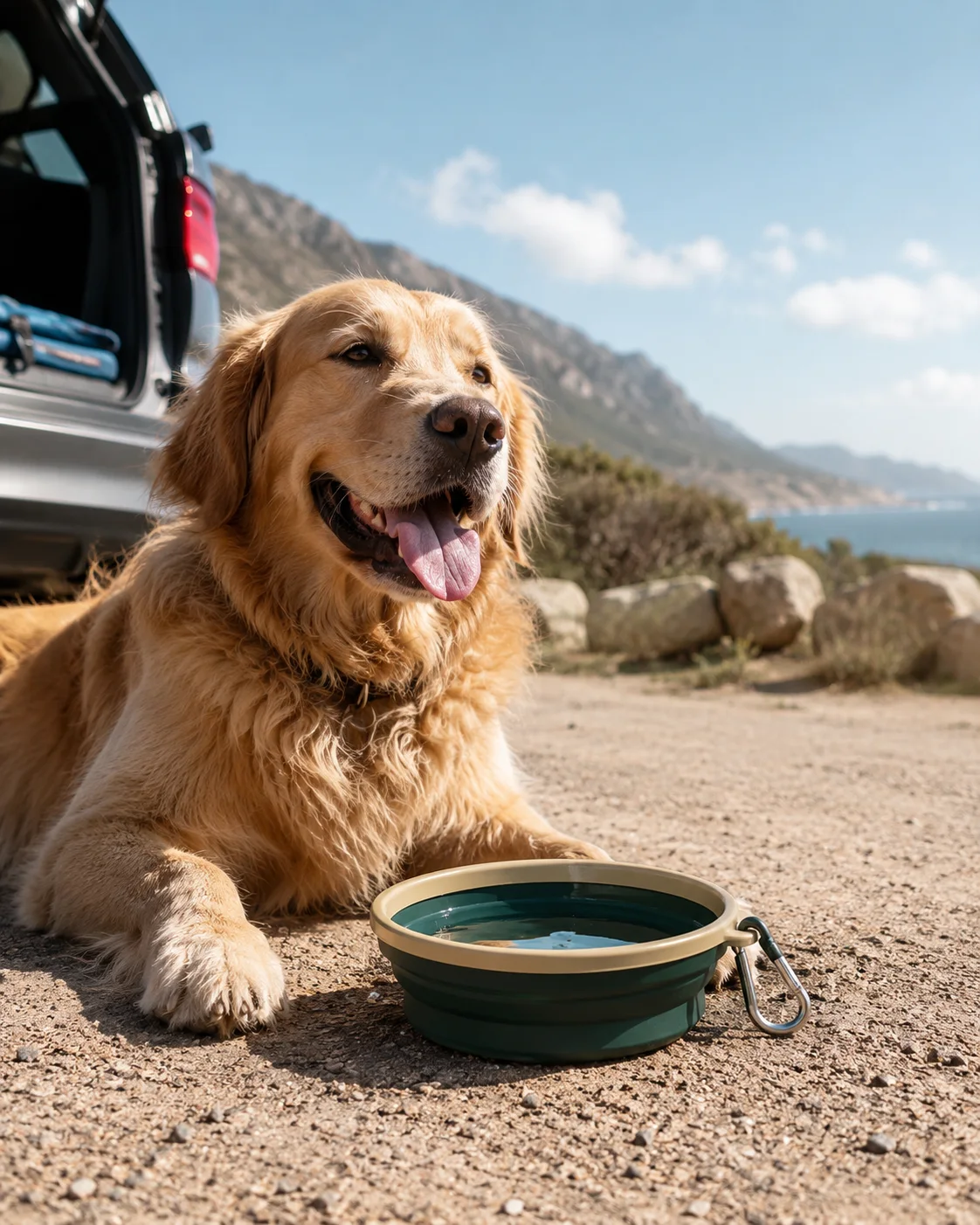 PawTrip Collapsible Silicone Dog Travel Bowl Bowls & Feeding - PawTrip SA
