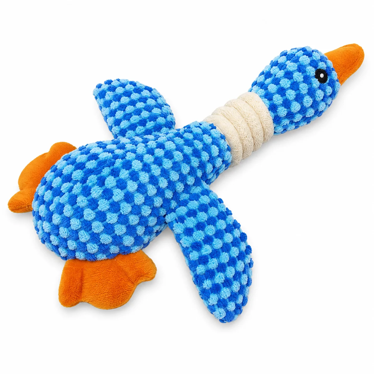 PawTrip Plush Squeaky Duck Dog Toy Dog Toys thumbnail 3 - PawTrip SA