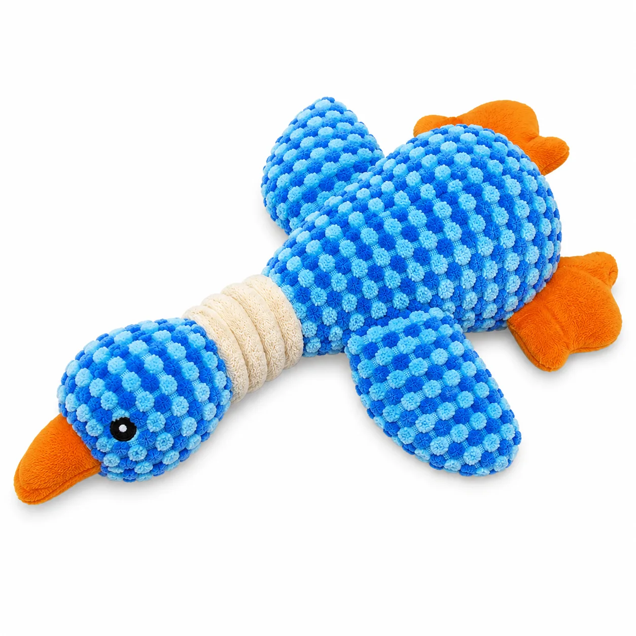 PawTrip Plush Squeaky Duck Dog Toy Dog Toys thumbnail 4 - PawTrip SA
