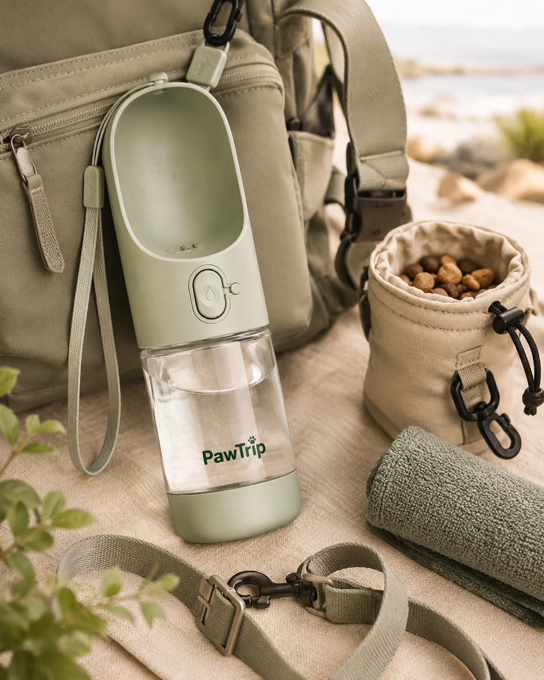 PawTrip Portable Dog Water Bottle Dispenser Travel Kits - PawTrip SA